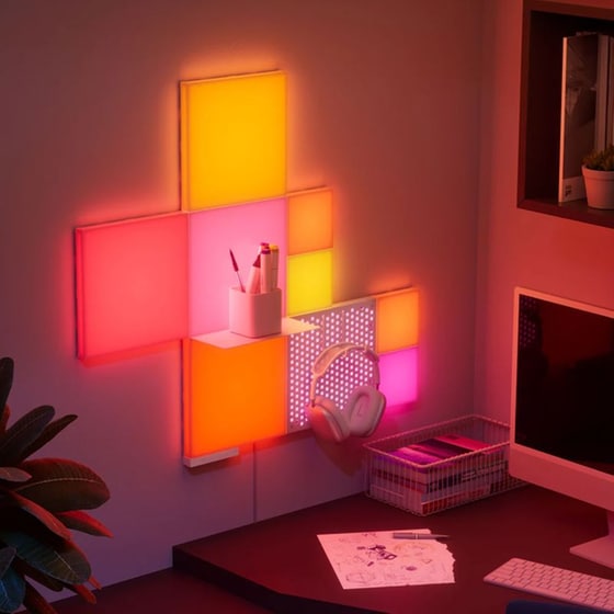 Έξυπνος Φωτισμός Nanoleaf Combo Starter Kit 10τμχ RGBW image 1