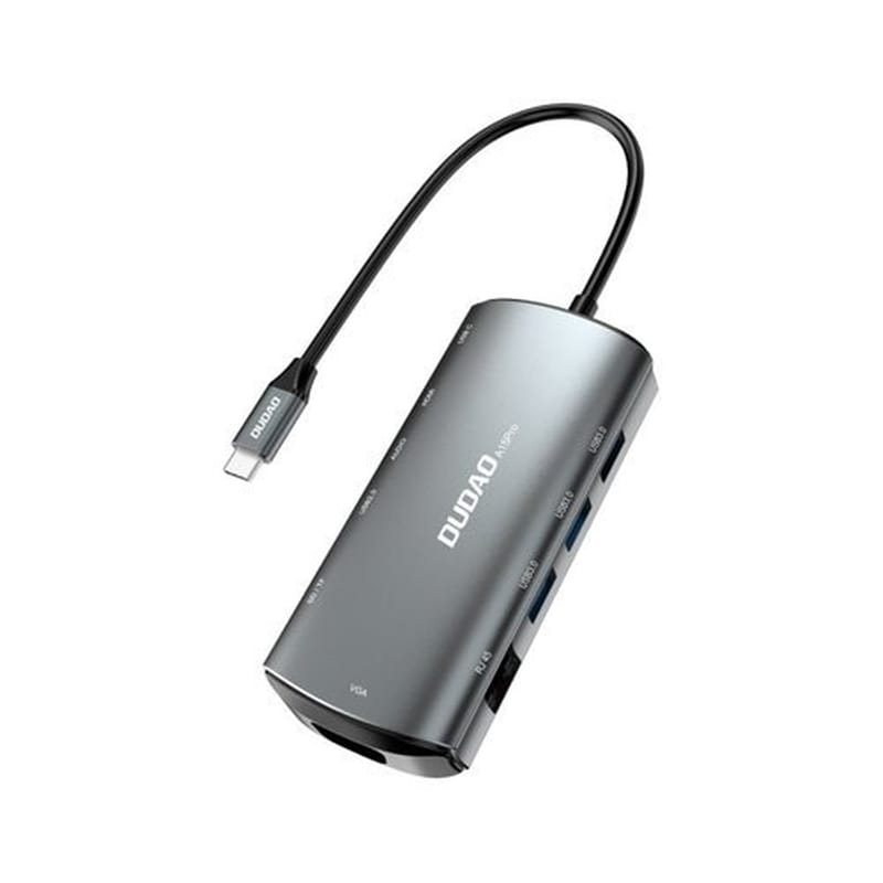 DUDAO Dudao USB Hub Adapter 11 σε 1 συμβατό με USB-C (A15Pro)