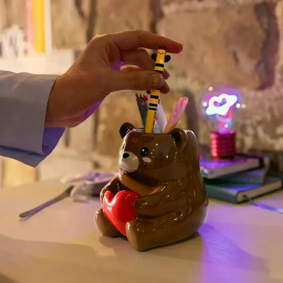 Μολυβοθήκη Κεραμική Legami Teddy Bear image 3