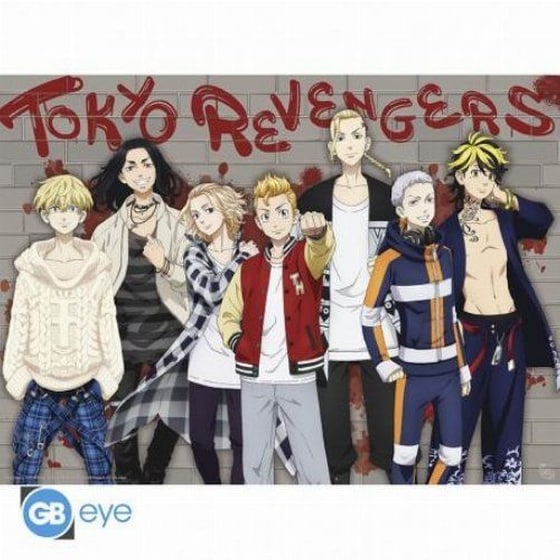Αφίσα Tokyo Revengers - Casual Tokyo Manji Gang Οριζόντια 52x38 cm image 0