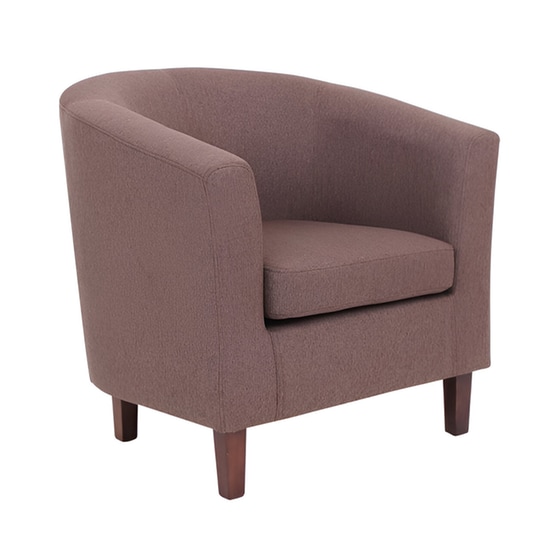 Πολυθρόνα Woodwell Boga C54248 από Ύφασμα - Καφέ image 0