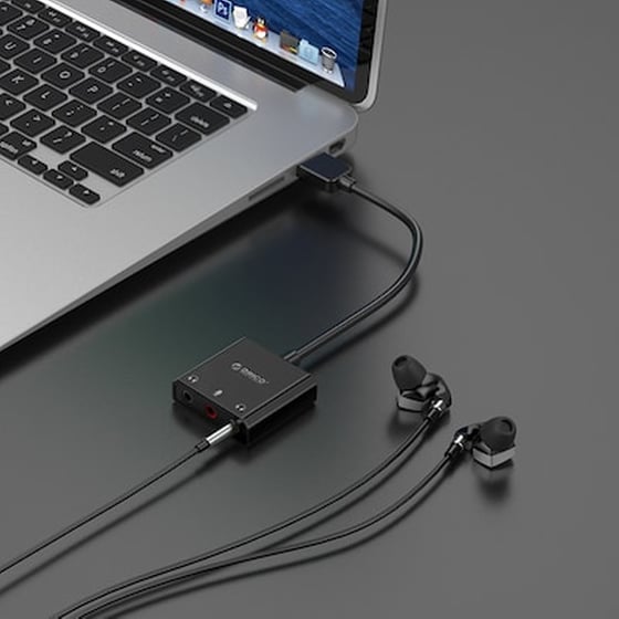 Κάρτα Ήχου Orico SKT3 USB 2.0, 3x 3.5mm - Μαύρο image 1