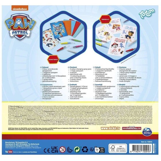 Σετ Ζωγραφικής Totum Paw Patrol Magic Pens image 3