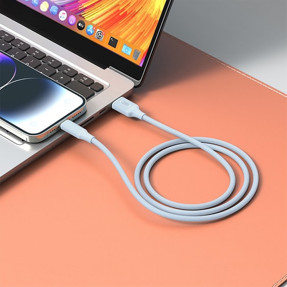 Καλώδιο XO NB265 USB-A Male σε USB-C Male 1m - Μπλε image 2
