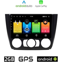 OEM Ηχοσύστημα Αυτοκινήτου BMW E81-E82-E87-E88 (2004-2013) Οθόνη αφής 9'' Android 32GB+2GB Μαύρο