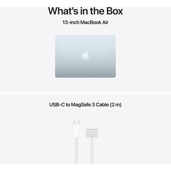 Apple MacBook Air MDHH4GR/A with M5 Chip 13.6" QHD (Apple M5/16GB/10 Core GPU/512GB SSD/MacOS) Sky Blue image 8