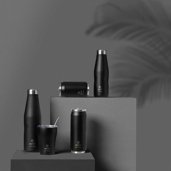 Θερμός Estia Home Art Save The Aegean Midnight Black 750 ml image 4