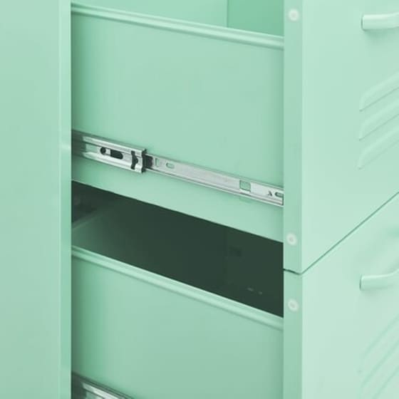 Vidaxl Συρταριέρα Χρώμα Μέντα 80 X 35 X 101,5 Εκ. Από Ατσάλι image 3