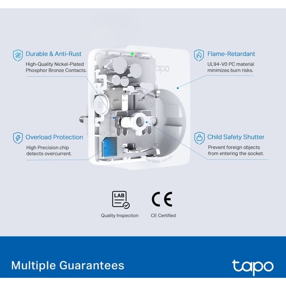 Έξυπνη πρίζα ρεύματος TP-Link Tapo P110M με Wi-Fi, Bluetooth, 3680W image 8