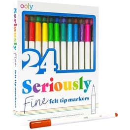 Μαρκαδόροι Ooly Fine Felt Tip Seriously (24 Τεμάχια)