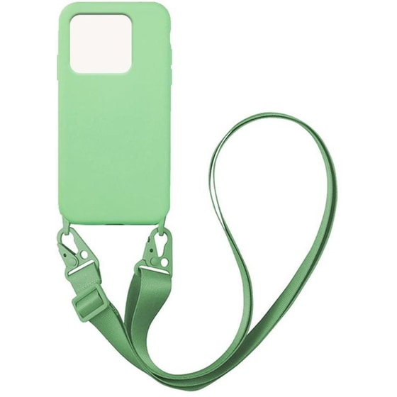 Θήκη Xiaomi Redmi 10C - Sonique Carryhang Liquid Silicone Strap - Πράσινο image 0