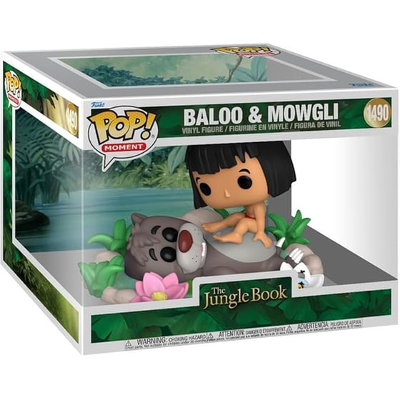 Funko Pop! Moment - The Jungle Book - Balloo/Mowgli #1490 image 1