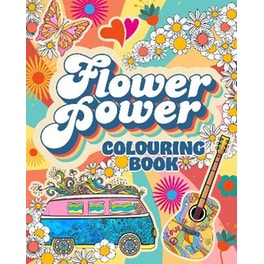 Flower Power Colouring Book