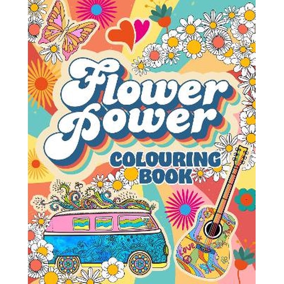 Flower Power Colouring Book image 0
