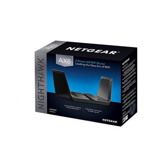 Netgear Nighthawk Ax8 Wireless Router Dual-band (2.4 Ghz / 5 Ghz) Gigabit Ethernet Black image 1