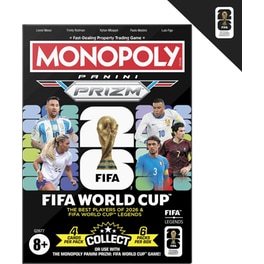 Monopoly Panini Prizm: FIFA Legends & FIFA World Cup 2026 Trading Cards Booster Pack (Hasbro)