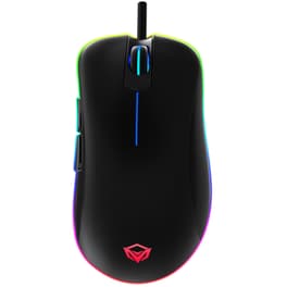 Meetion Gm19 RGB Gaming Ενσύρματο Ποντίκι Μαύρο