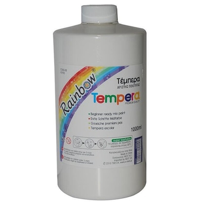 WUXI PHOENIX ARTIST MATERIALS IMP & EXP CO., LTD Rainbow Τέμπερα Λευκή 1000ml