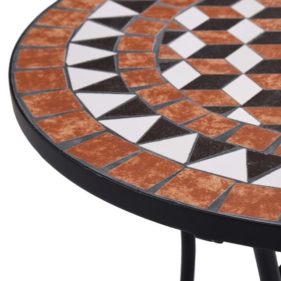 Τραπέζι Εξωτερικού Χώρου VidaXL από Σίδηρο φ60x72 cm - Πολύχρωμο image 3