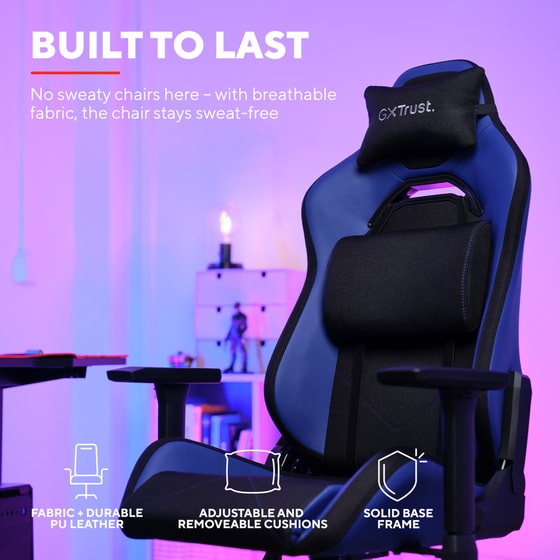 Καρέκλα Gaming Trust GXT714B Ruya - Μπλε/Μαύρο image 5