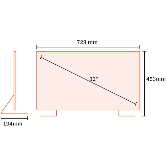 Blaupunkt LED 32" HD Ready Τηλεόραση 32HCE4000S image 1