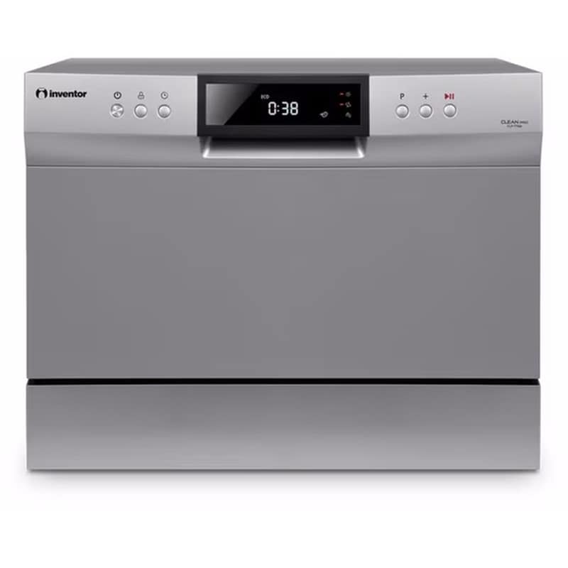 INVENTOR CLP-TT66I για 6 Σερβίτσια Inox Πλυντήριο Πιάτων
