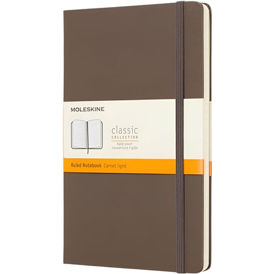 Σημειωματάριο Moleskine Classic Ριγέ Καφέ Large (1 Τεμάχιο) image 0