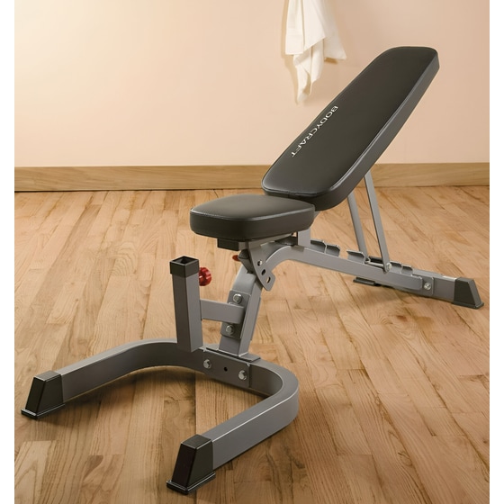 Ρυθμιζόμενος Πάγκος Γυμναστικής BodyCraft F602 62x157cm - Μαύρος image 1