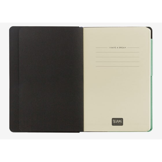 Σημειωματάριο Με Λάστιχο Legami My Notebook Medium Lined 12 X 18 - Aqua image 1