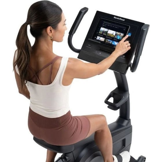 Όρθιο Ποδήλατο Γυμναστικής NORDICTRACK GX-LE Upright 04-470-061 Μαγνητικό με Ροδάκια Μαύρο image 5