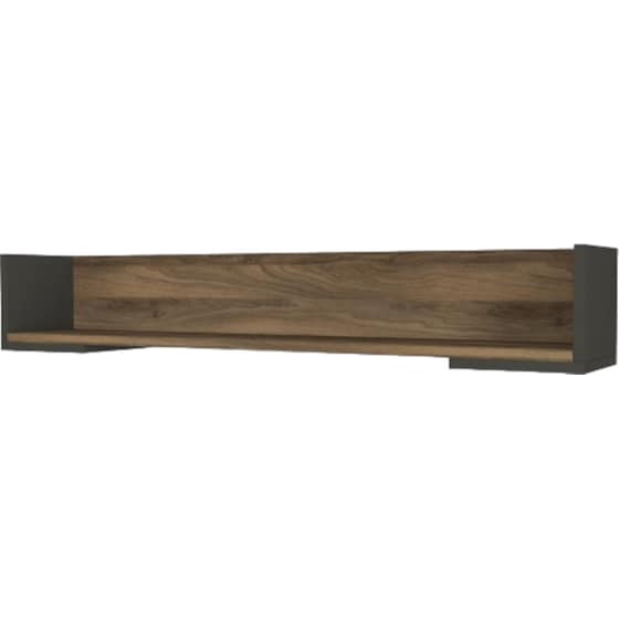 Έπιπλο Τηλεόρασης 24Mall Lipari από Μοριοσανίδα 150x35x43.2 cm - Καρυδί/Ανθρακί image 4