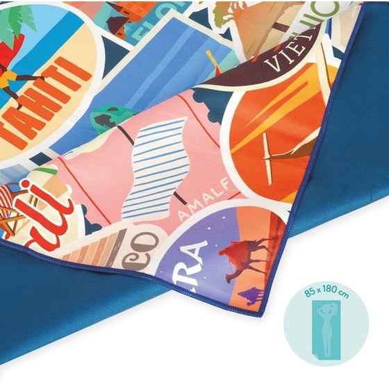 Πετσέτα Θαλάσσης Legami Travel Stickers image 2