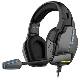 Nod Screamager Gaming Ενσύρματα Ακουστικά 3.5mm με RGB Φωτισμό - Μαύρο