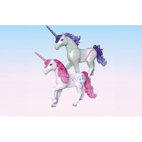 PLAYMOBIL®&nbsp; Magic Μονόκερος με Μωβ Χαίτη & Νεράιδα (71843) image 4