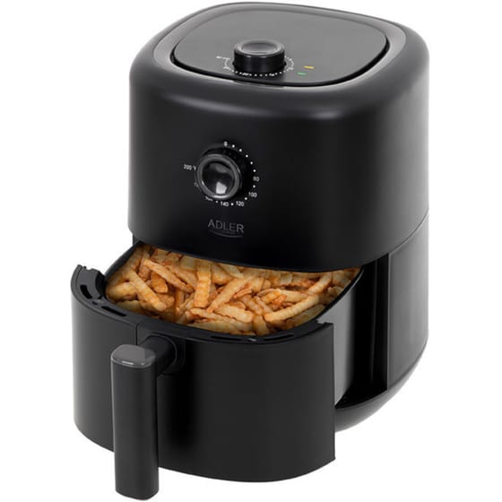 ADLER AD 6310 με Αποσπώμενο Κάδο 2200 W 3 L Μαύρο Φριτέζα Αέρος image 3