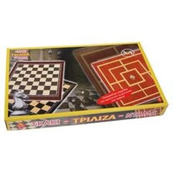 Next Σκάκι-Ντάμα-Τρίλιζα Επιτραπέζιο (Next) image 0