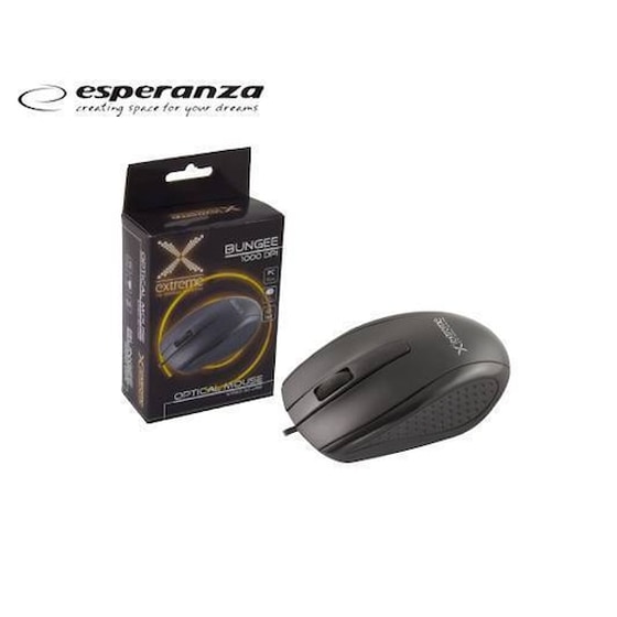 Esperanza XM110 Ενσύρματο Mini Ποντίκι Μαύρο image 0