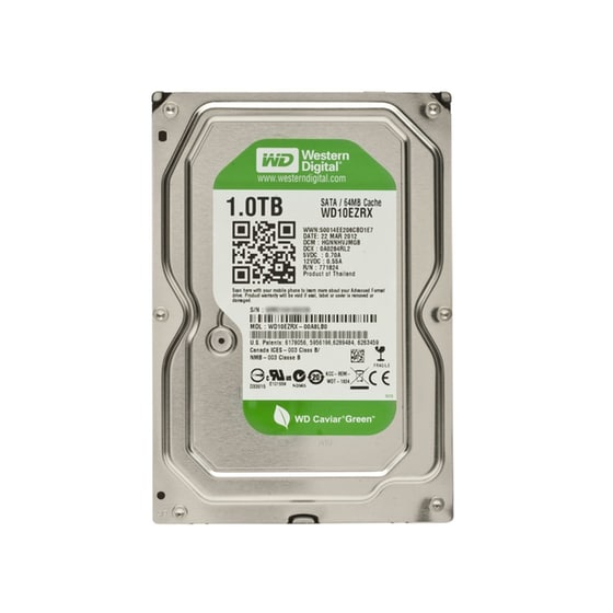 Εσωτερικός δίσκος Western Digital Caviar Green - 1TB - 3.5" - SATA 3 (WD10EZRX) image 0