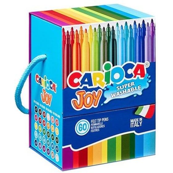 Μαρκαδόροι Ζωγραφικής Carioca Jumbo (30 Τεμάχια) image 0