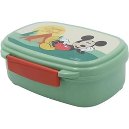 Σετ Φαγητοδοχείο Gim Με Κουτάλι & Πιρούνι Mickey Πράσινο