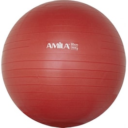 Μπάλα Γυμναστικής Amila Κατάλληλη για Pilates 1.35 kg 65 cm - Κόκκινο