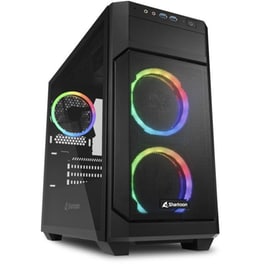 Κουτί Desktop Sharkoon V1000 RGB Midi Tower - Μαύρο