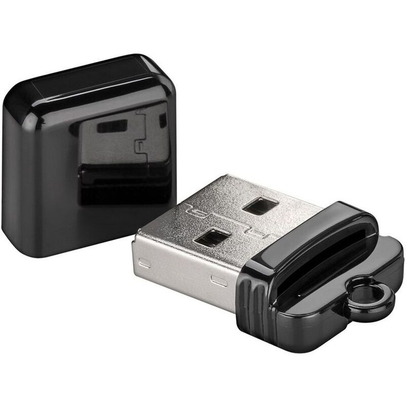 Goobay Card Reader 38656 Για Micro Sd Κάρτα Μνήμης, 480 Mbps, Μαύρο