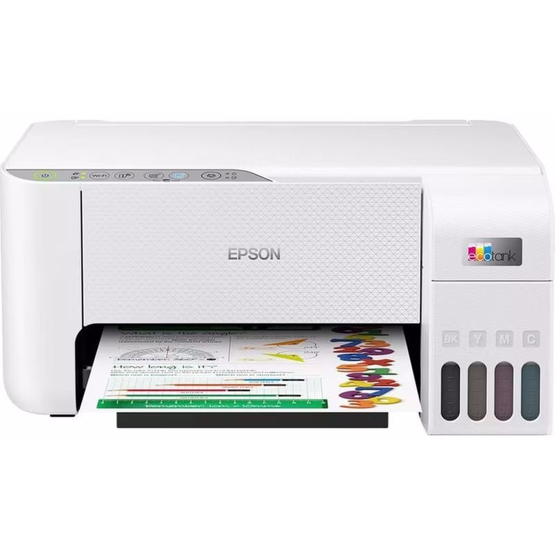 EPSON EcoTank L3276 Εχρωμο Πολυμηχάνημα Inkjet Α4 με δοχεία μελανιού, WiFi