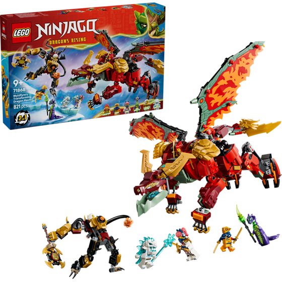 LEGO® Wyldfyre's Transforming Dragon Mech (71868) image 3