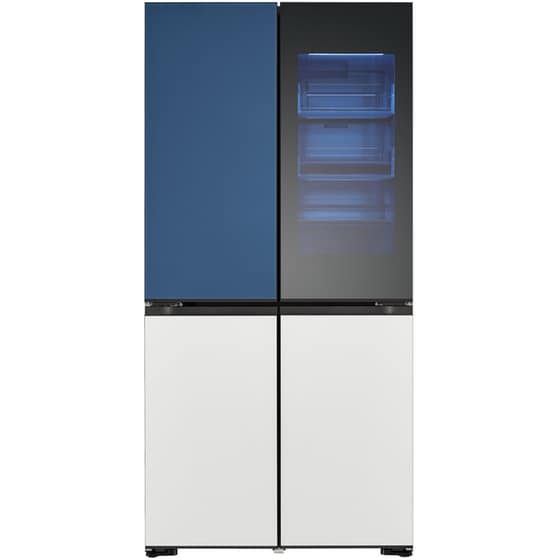 LG GMV960NNME MoodUP Total No Frost 617 Lt Λευκό Μπεζ Ψυγείο Ντουλάπα image 0