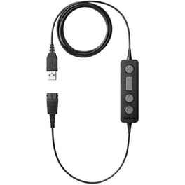 Καλώδιο δεδομένων Jabra 260-09 USB-A σε QD για Jabra desk phone headset - Μαύρο