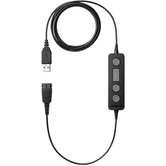 Καλώδιο δεδομένων Jabra 260-09 USB-A σε QD για Jabra desk phone headset - Μαύρο image 0