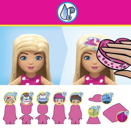 Σετ Κατασκευών MEGA Barbie Color Reveal DreamHouse image 5