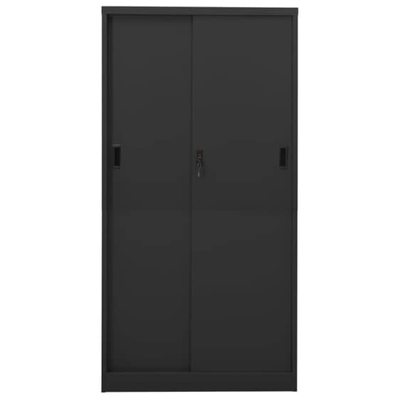 Ντουλάπα Γραφείου VidaXL από Ατσάλι 90x40x180 cm - Ανθρακί image 2